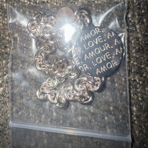 Sterling Silver Amor Love Bracelet